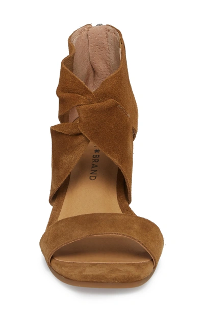Shop Lucky Brand Tammanee Wedge Sandal In Tapenade Suede