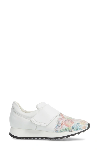 Shop Amalfi By Rangoni Danza Wedge Sneaker In White Leather