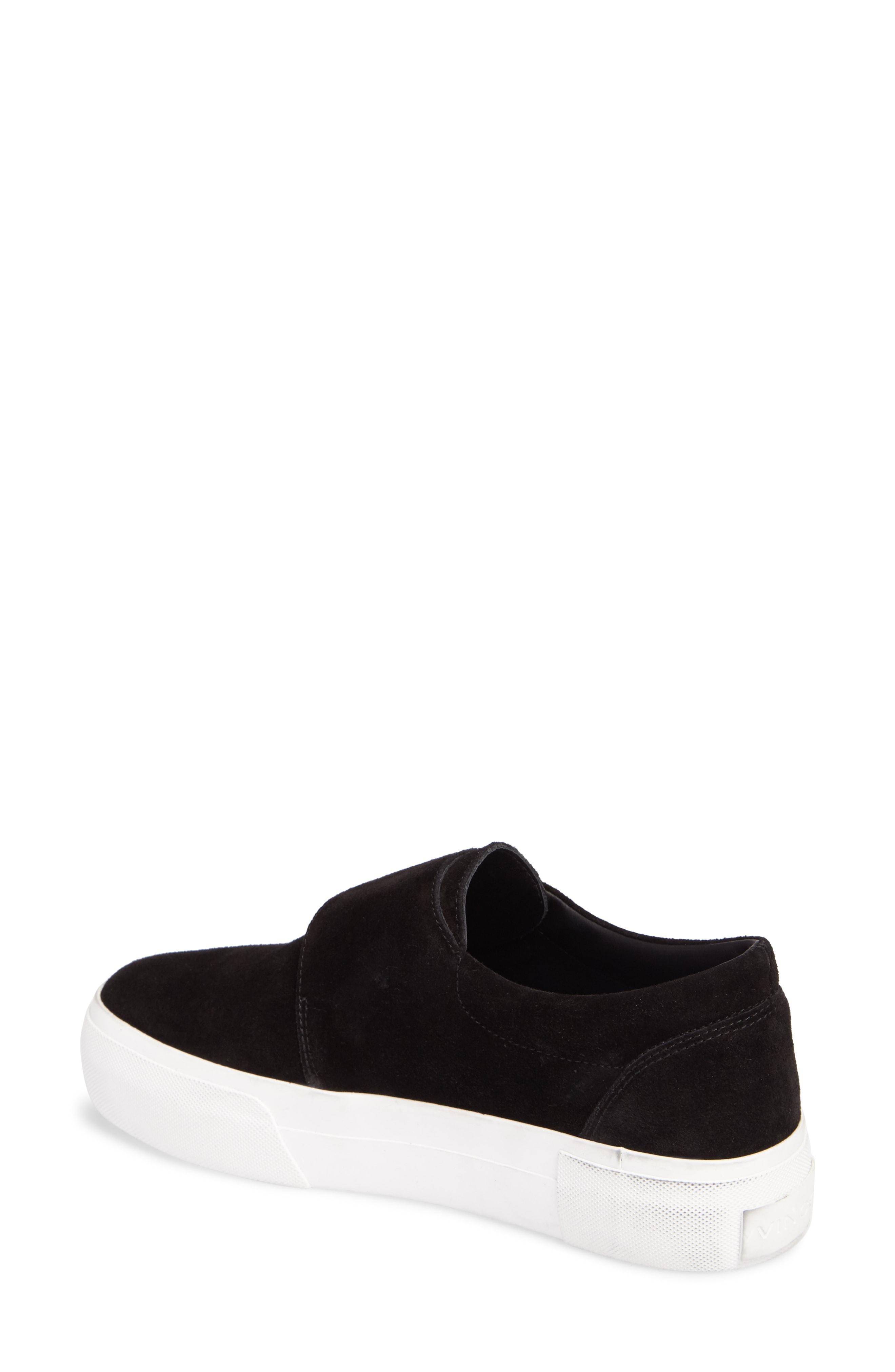 vince cage suede sneakers