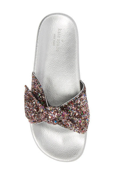 Shop Kate Spade Shellie Slide Sandal In Multi Glitter