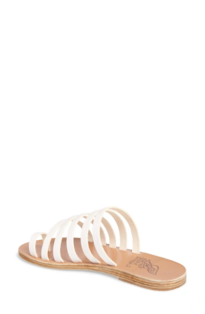 Shop Ancient Greek Sandals Niki Slide Sandal In White