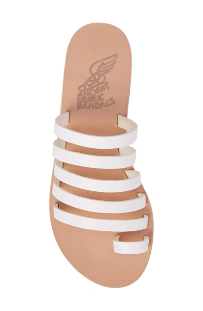 Shop Ancient Greek Sandals Niki Slide Sandal In White
