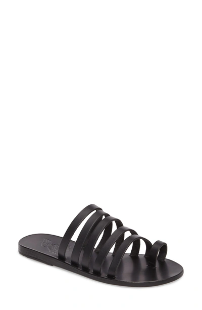 Shop Ancient Greek Sandals Niki Slide Sandal In Black