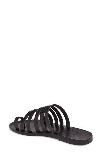 Shop Ancient Greek Sandals Niki Slide Sandal In Black