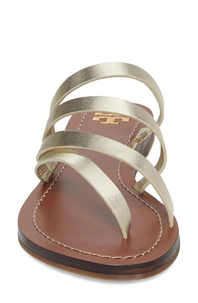 Shop Tory Burch Patos Sandal In Spark Gold