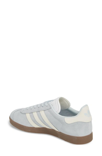 Shop Adidas Originals Gazelle Sneaker In Blue Tint/ White/ Gum