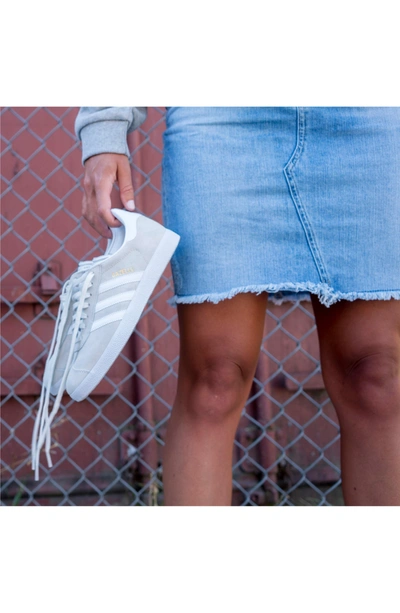 Shop Adidas Originals Gazelle Sneaker In Orchid Tint/ White/ Gum