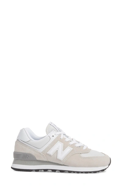 Shop New Balance '574' Sneaker In White/ White