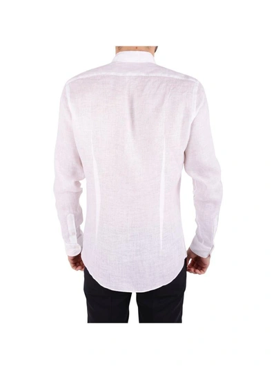 Shop Emanuel Ungaro Linen Shirt In White