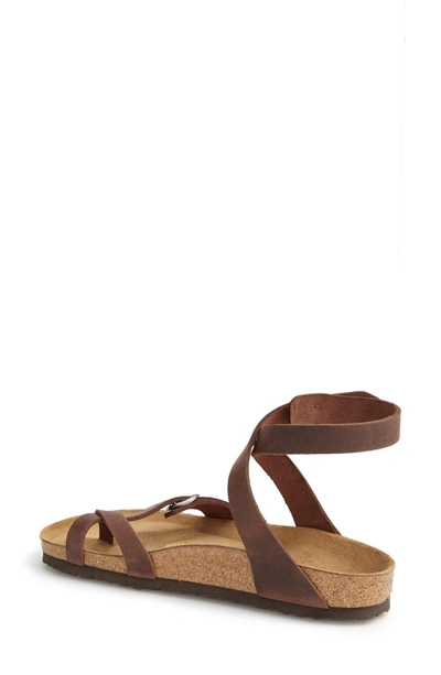 Shop Birkenstock 'yara' Sandal In Yara Habana Oiled Leather