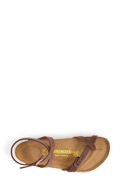 Shop Birkenstock 'yara' Sandal In Yara Habana Oiled Leather