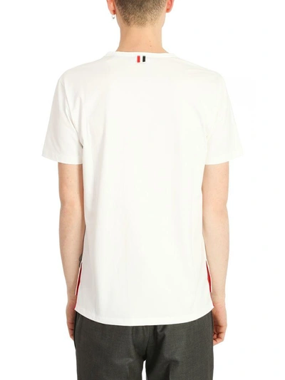 Shop Thom Browne White Cotton T-shirt