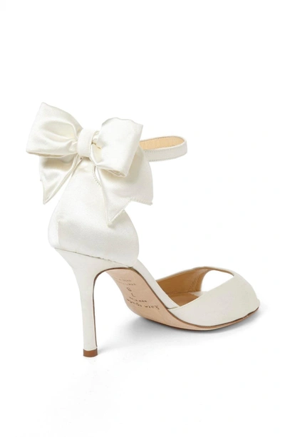 Shop Kate Spade 'izzie' Sandal In Ivory Satin
