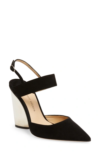 Shop Paul Andrew Pawson Pointy Toe Pump In Black