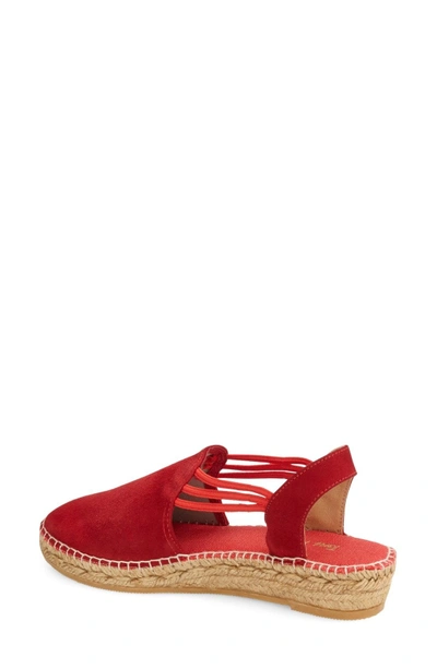 Shop Toni Pons 'nuria' Suede Sandal In Red Suede