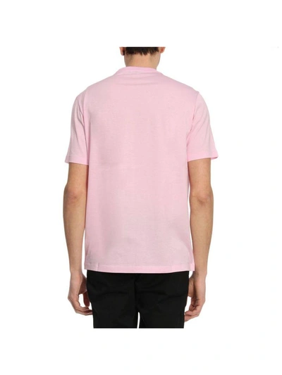 Shop Versace T-shirt T-shirt Men  In Pink