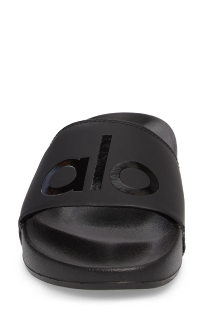 Shop Alo Yoga It 2 Sandal In Black/ Black