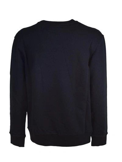 Shop Lanvin Planet Scene Print Sweatshirt In Nero