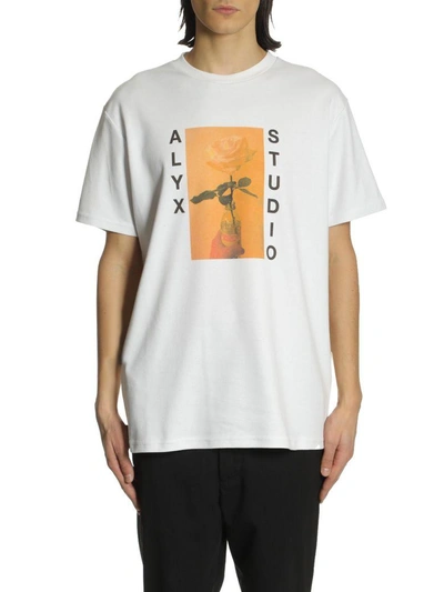 Shop Alyx Avmts0022 Rose Ss Tee007 In Bianco
