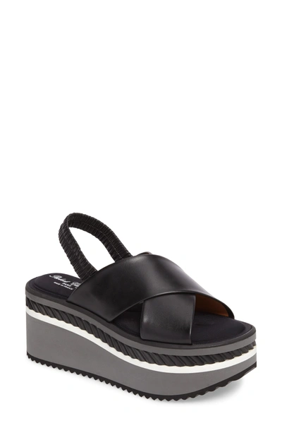 Shop Robert Clergerie Omin Platform Slingback Sandal In Black