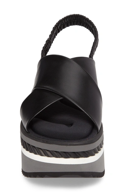 Shop Robert Clergerie Omin Platform Slingback Sandal In Black