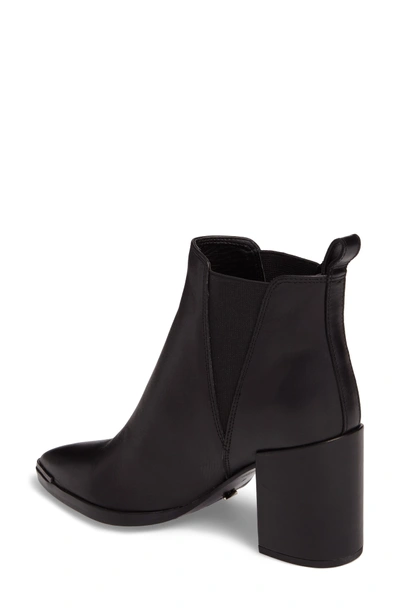 Shop Tony Bianco Bello Pointy Toe Bootie In Black Jetta Leather