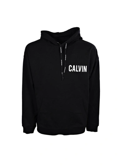 Shop Calvin Klein Jeans Est.1978 Logo Hoodie In Ck Black