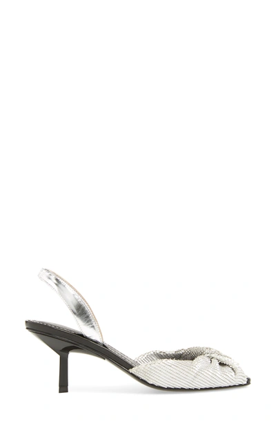 Shop Sigerson Morrison Slingback Sandal In Silver