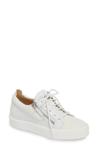 Shop Giuseppe Zanotti High Top Sneaker In White