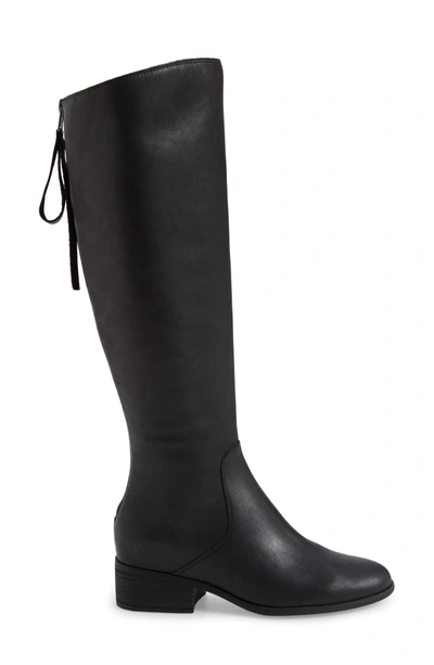 Shop Lucky Brand Lanesha Over The Knee Boot In Black Leather