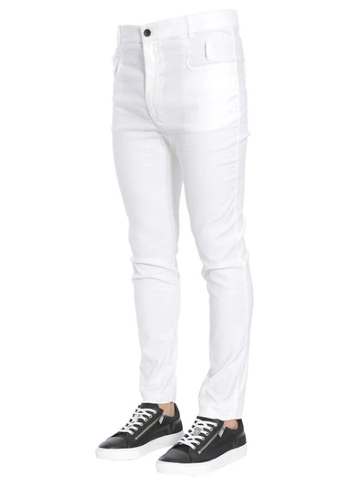 Shop Haider Ackermann Skinny Fit Trousers In Bianco