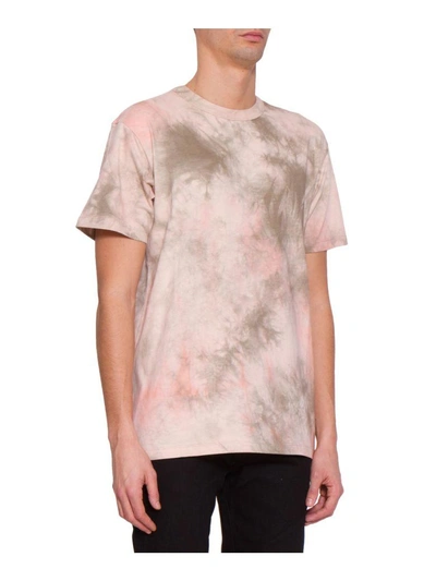 Shop Amen Tie-dye Cotton T-shirt In Rosa