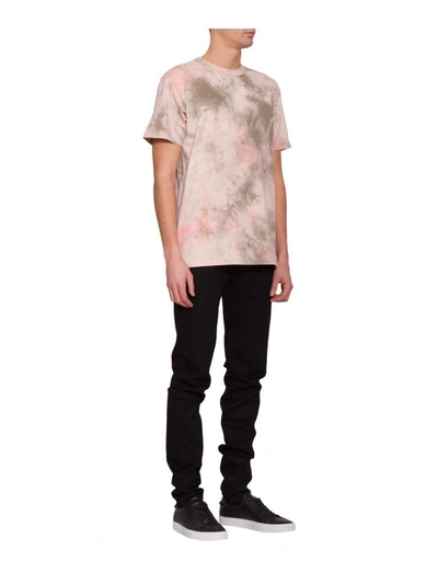 Shop Amen Tie-dye Cotton T-shirt In Rosa