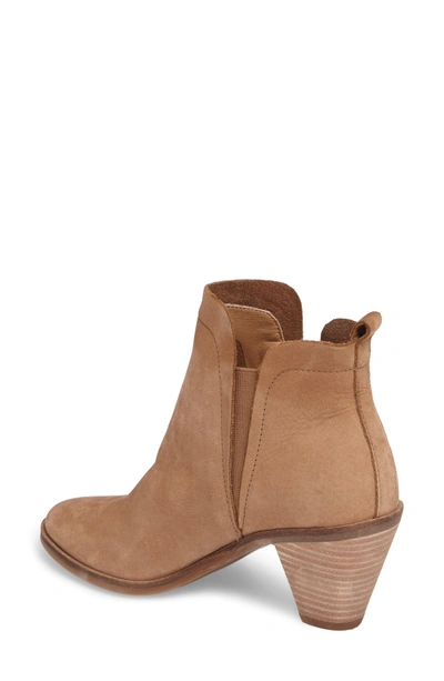 Shop Lucky Brand Jana Bootie In Sesame Leather