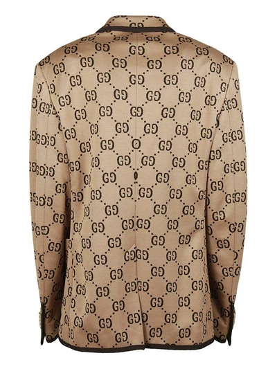 Shop Gucci Gg Logo Jersey Jacket