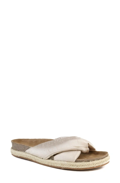 Shop Band Of Gypsies Move Over Slide Sandal In Beige