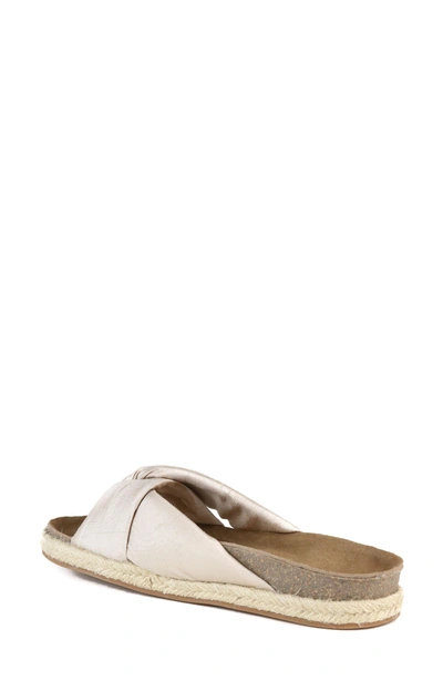 Shop Band Of Gypsies Move Over Slide Sandal In Beige