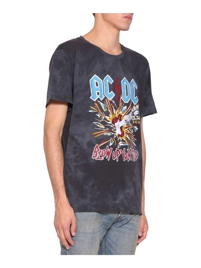 Gucci Acdc Printed Cotton Jersey T-shirt In Black | ModeSens