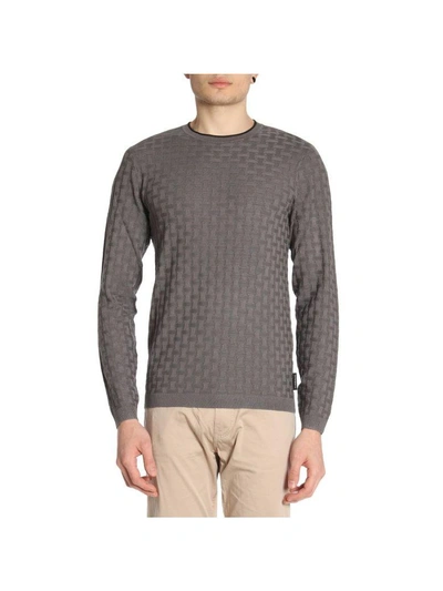 Shop Emporio Armani Sweater Sweater Men  In Grey