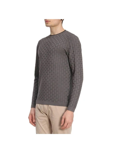 Shop Emporio Armani Sweater Sweater Men  In Grey