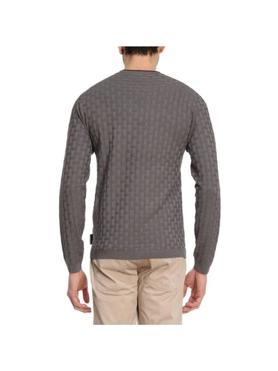 Shop Emporio Armani Sweater Sweater Men  In Grey