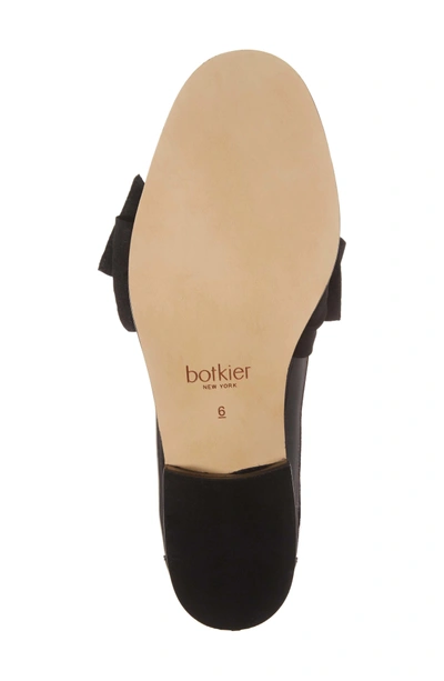 Shop Botkier Violet Bow Loafer In Black Patent Leather