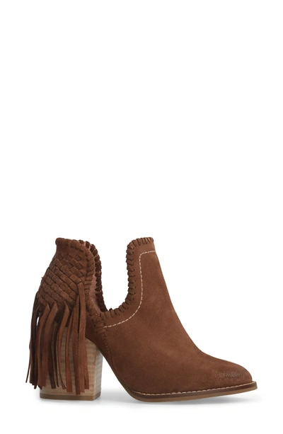 Shop Ariat Unbridled Lily Bootie In Whiskey Suede