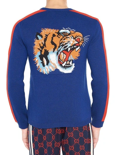 Shop Gucci Sweater In Blue