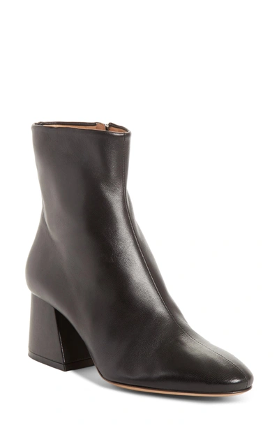 Shop Maison Margiela Flare Heel Ankle Boot In Black