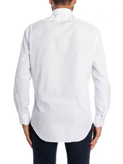 Shop Finamore Shirt Cotton In White