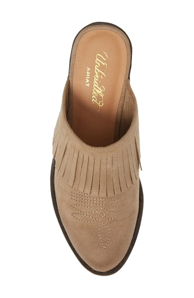 Shop Ariat Unbridled Shirley Mule In Sand Suede