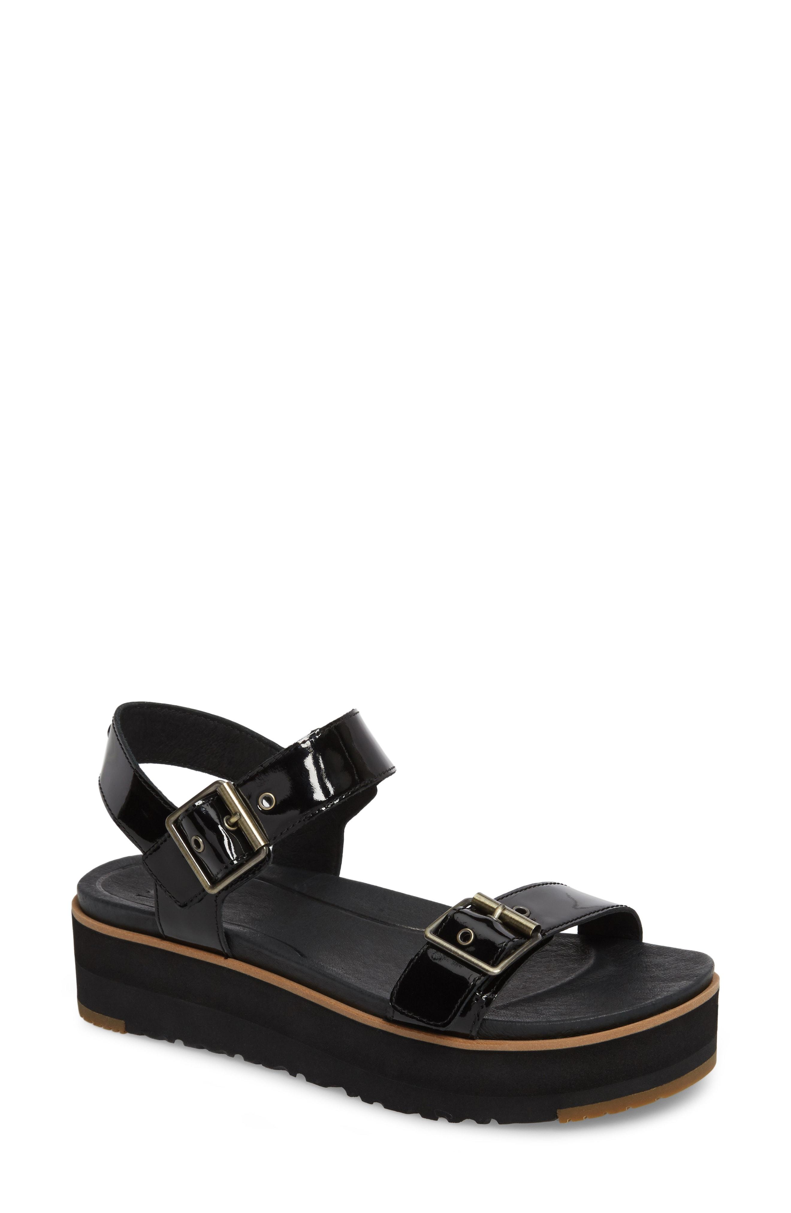 ugg angie sandal black