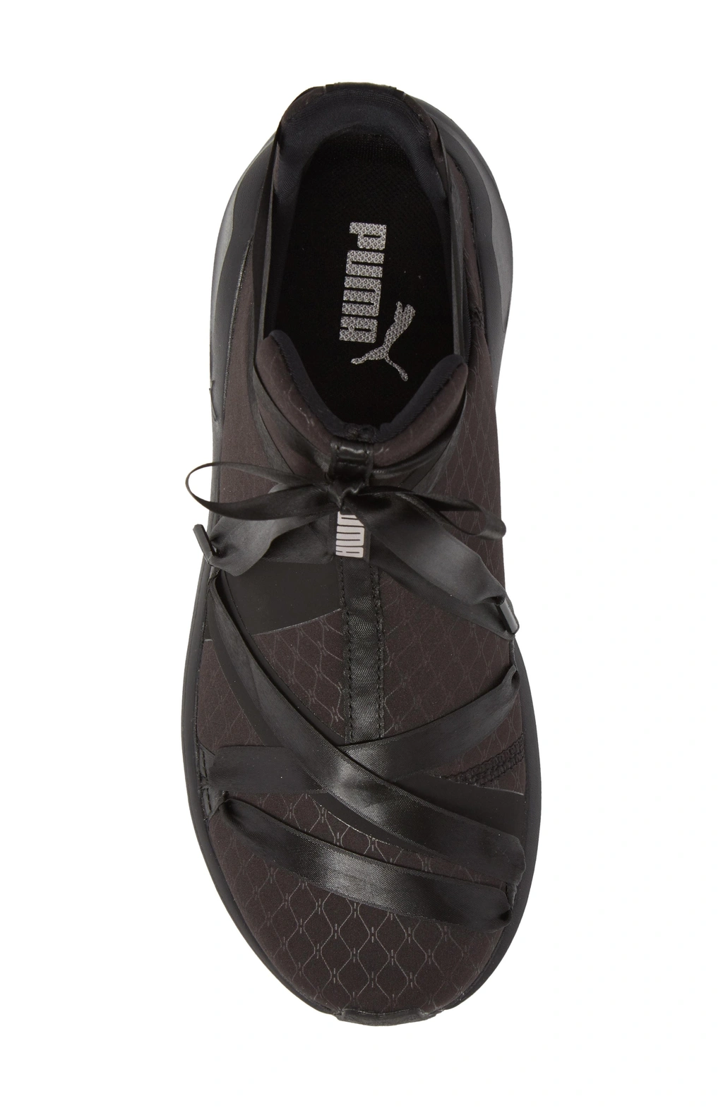 Puma Fierce Rope Satin En Pointe High Top Sneaker In Black ModeSens