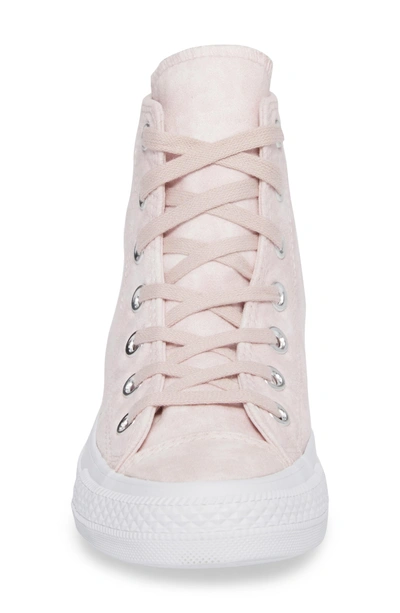 Shop Converse Chuck Taylor All Star Peached High Top Sneaker In Barely Rose